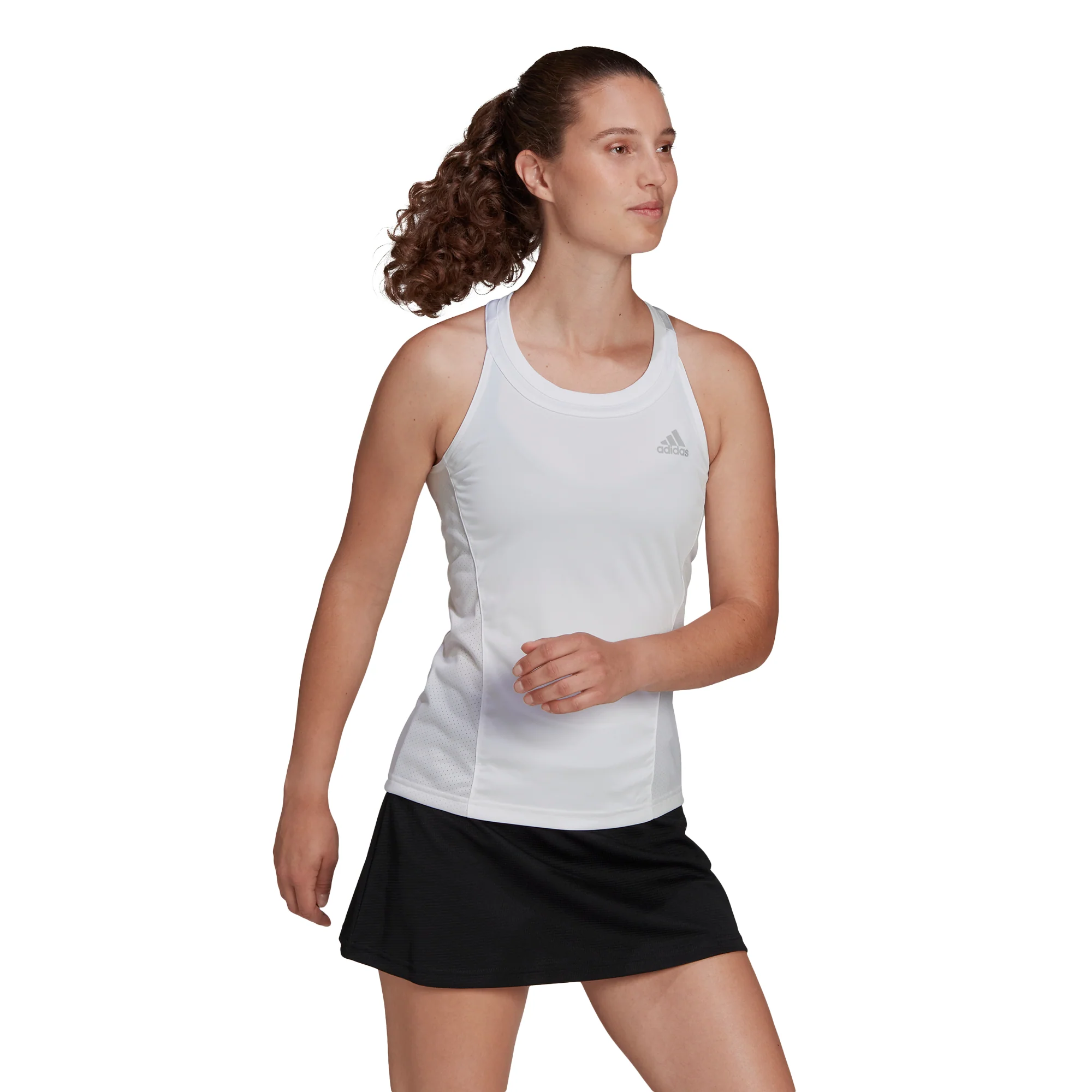 Adidas Womens Club Tennis Tank - White/Grey Two - Image 10