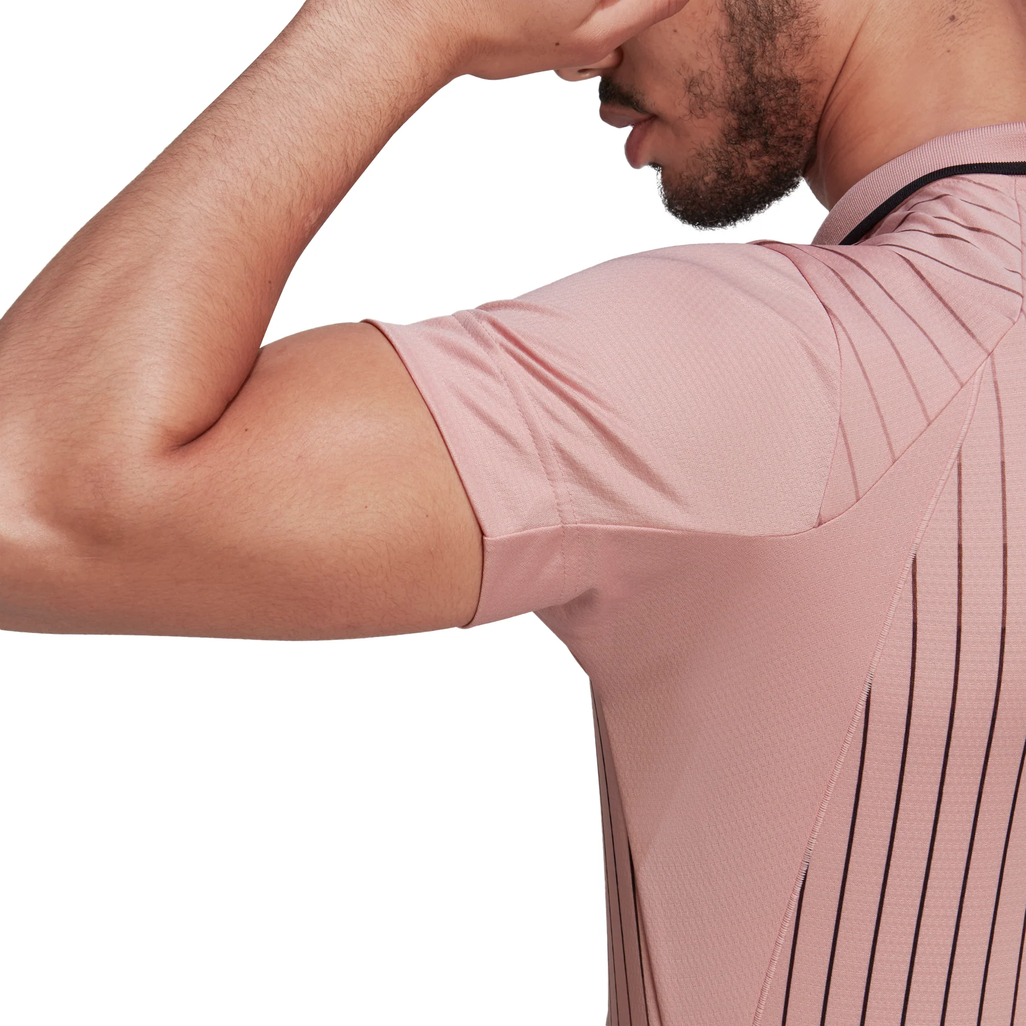 Adidas Melbourne Free Lift Polo - Wonder Muave/Black/Grey Two - Image 3