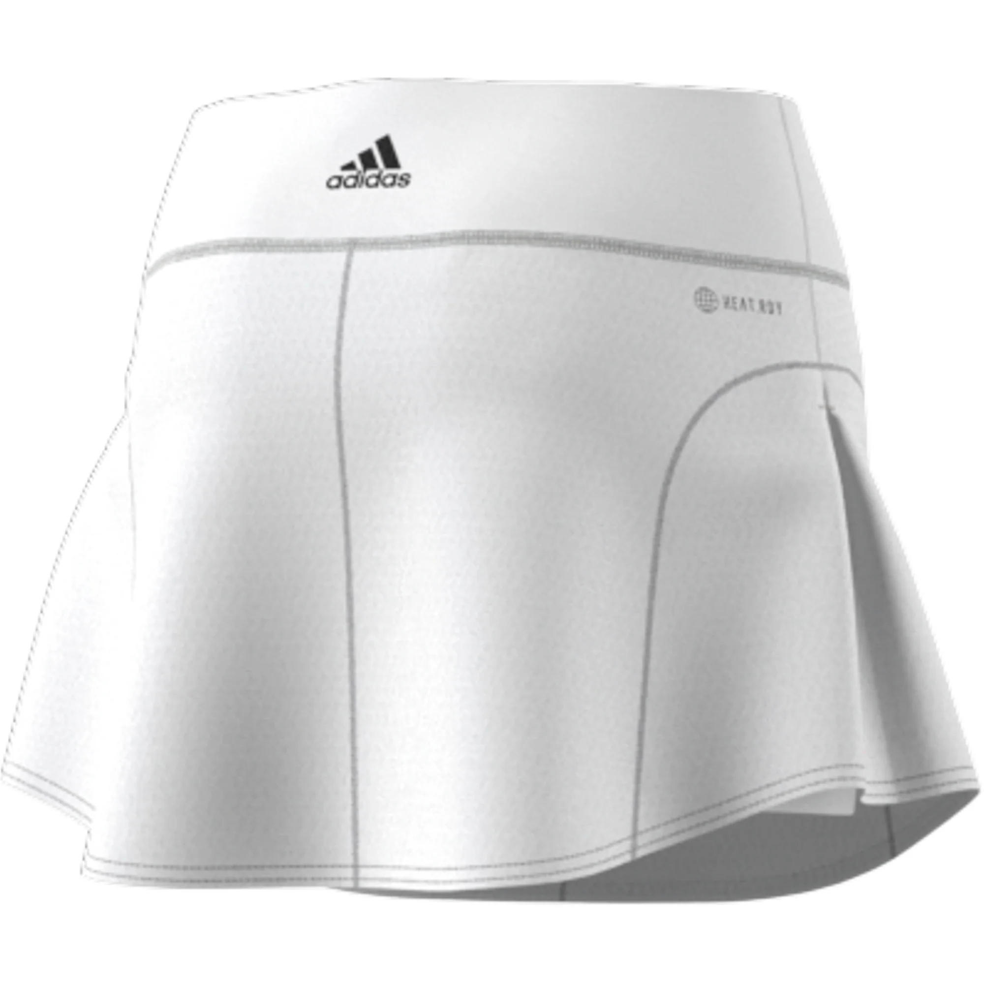 Adidas Womens Match Skirt - White - Image 5