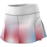 Adidas Womens Melbourne Match Skirt - White/Black/Vivid Red - Image 8