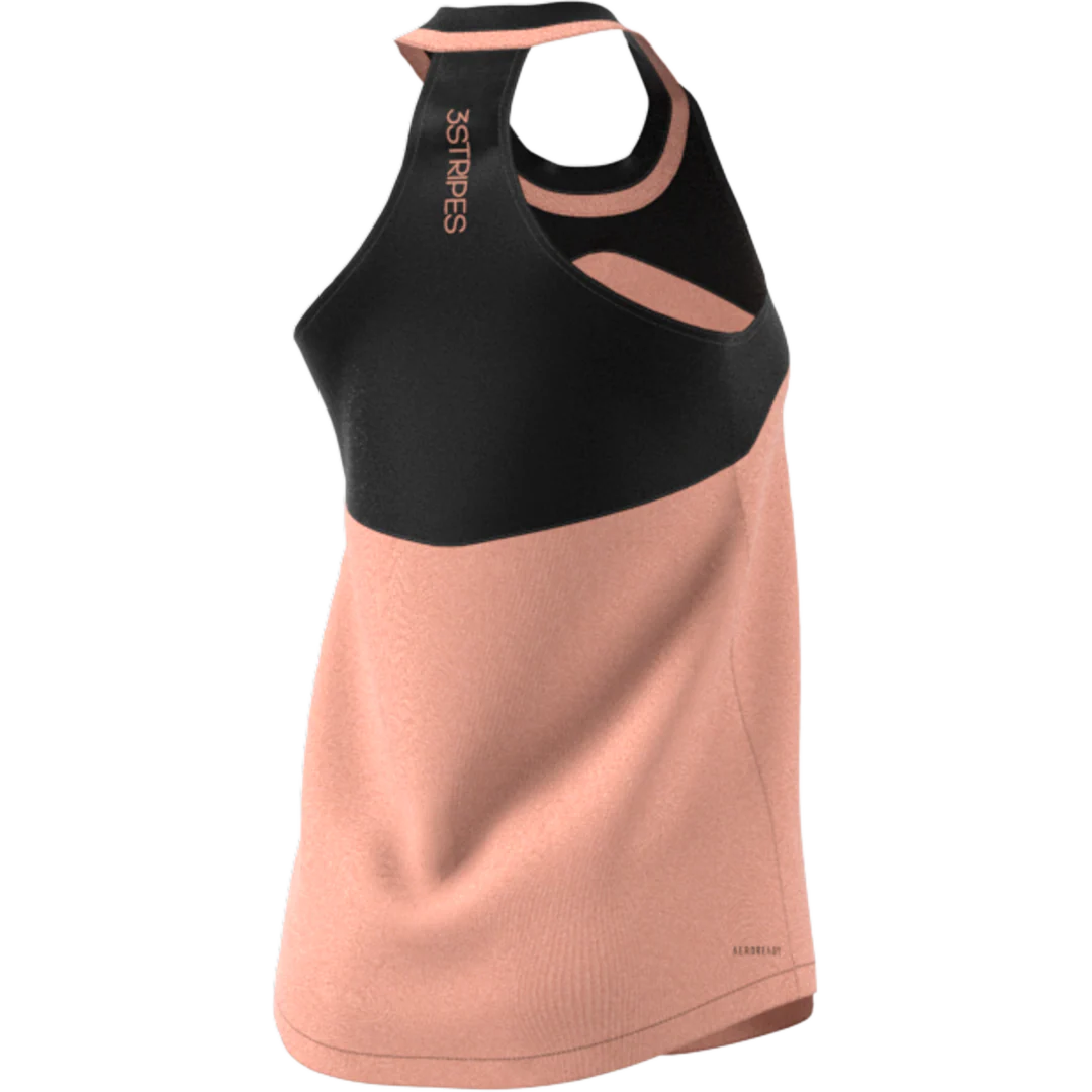 Adidas Womens Club Tank - Ambient Blush/Black - Image 10