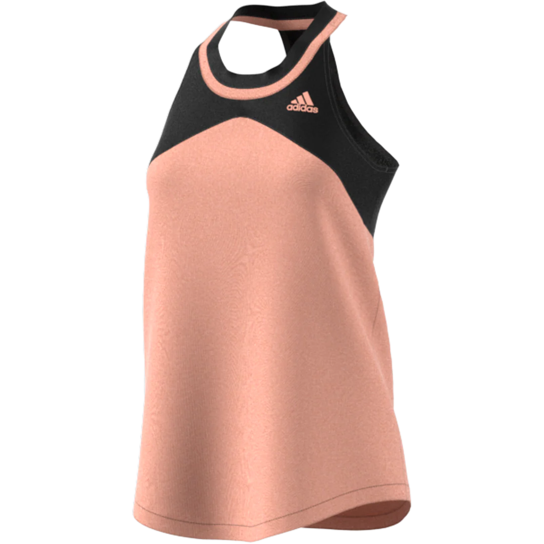 Adidas Womens Club Tank - Ambient Blush/Black - Image 11