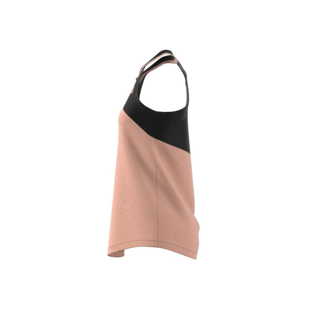 Adidas Womens Club Tank - Ambient Blush/Black - Image 3