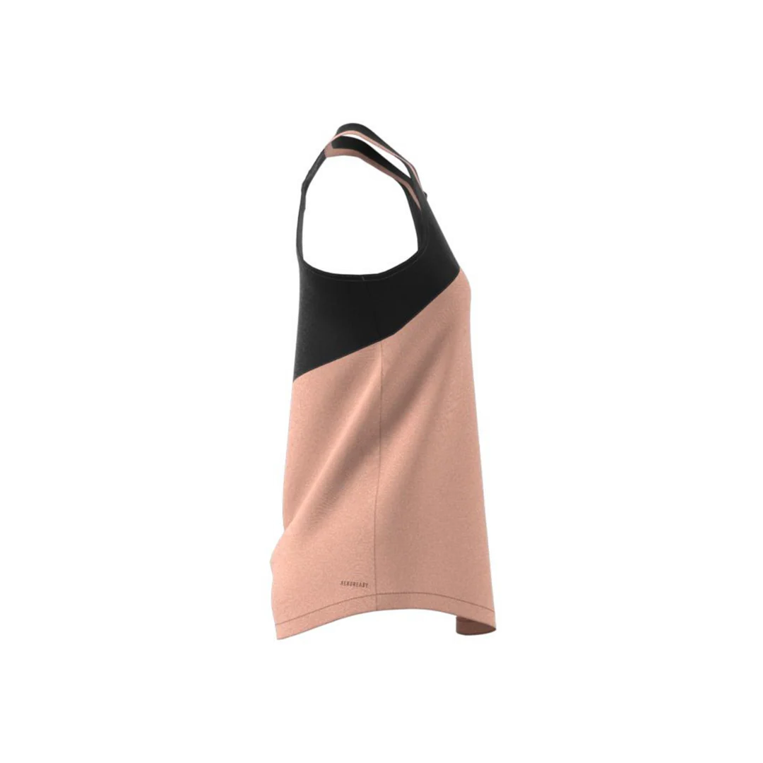 Adidas Womens Club Tank - Ambient Blush/Black - Image 4