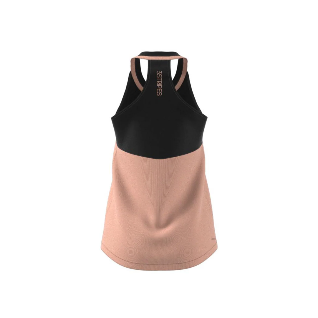 Adidas Womens Club Tank - Ambient Blush/Black - Image 7