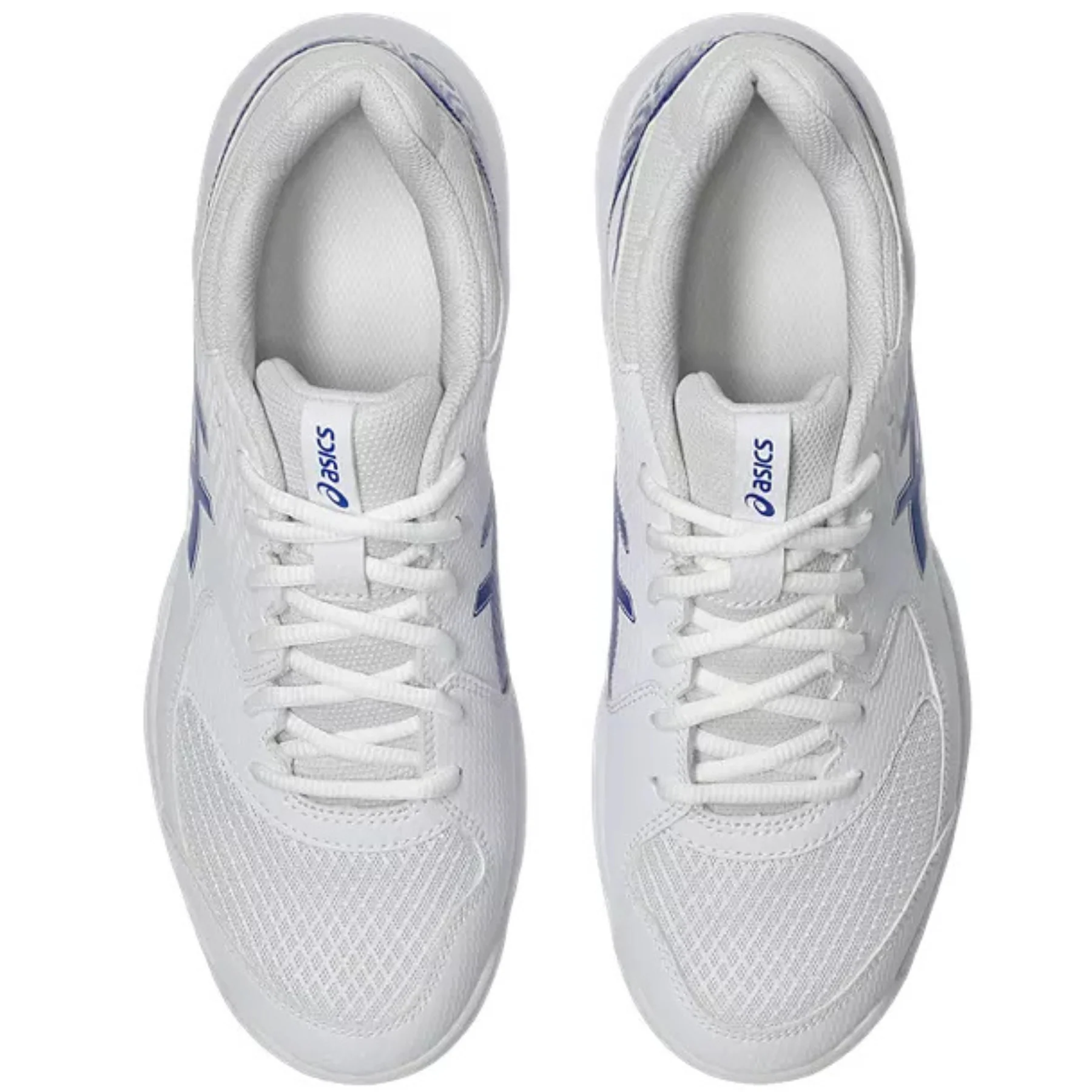 Asics Gel Dedicate 8 Hard Court Mens Tennis Shoes - White/Dark Cobalt - Image 5
