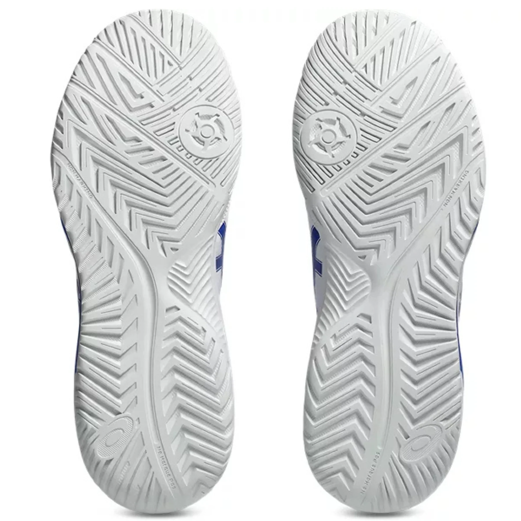 Asics Gel Dedicate 8 Hard Court Mens Tennis Shoes - White/Dark Cobalt - Image 6