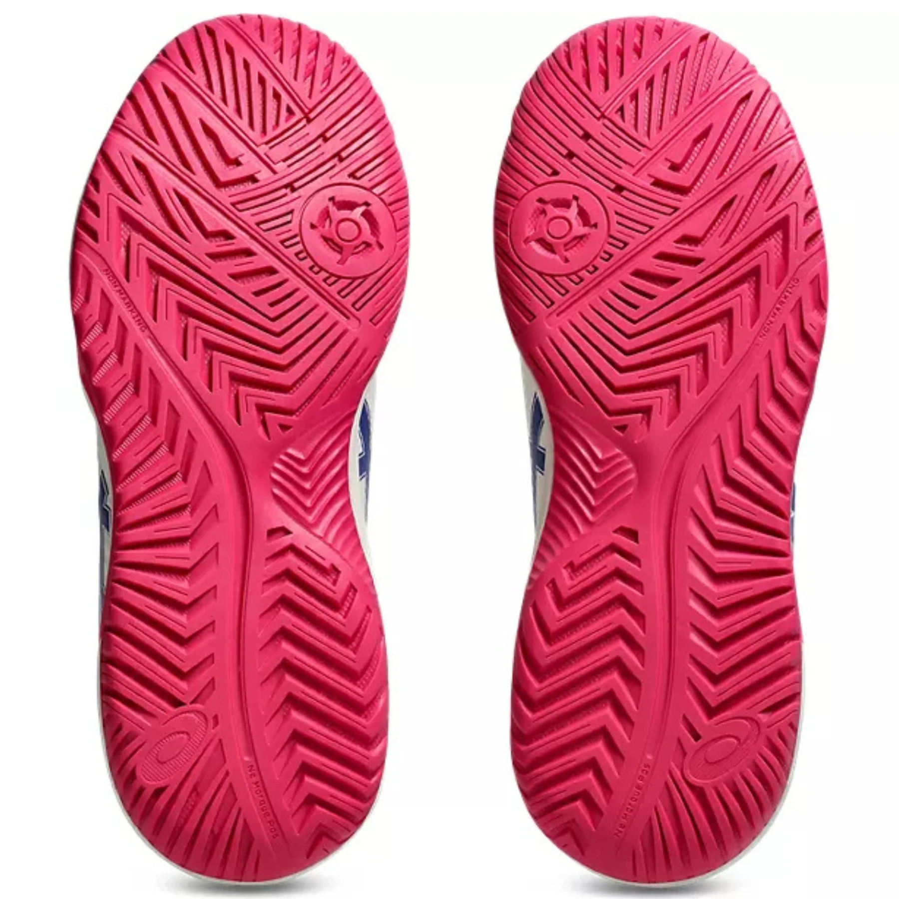 Asics Gel-Dedicate 8 Hard Court Womens Tennis Shoes – Cream/Dark Cobalt - Image 5