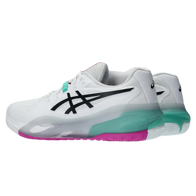 Asics GEL-RESOLUTION X 2026 Mens Tennis Shoes - White/Aurora Green - Image 4