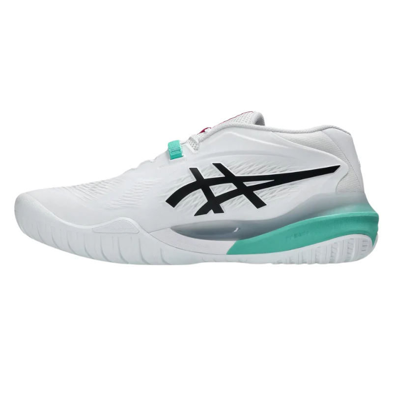 Asics GEL-RESOLUTION X 2026 Mens Tennis Shoes - White/Aurora Green - Image 5