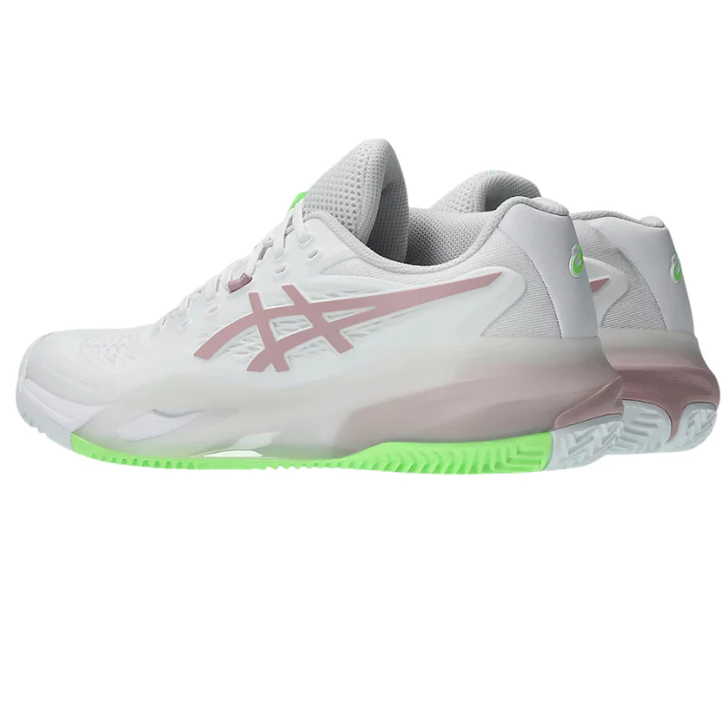 Asics GEL-RESOLUTION X CLAY 2026 Womens Tennis Shoes - White/Morganite - Image 5