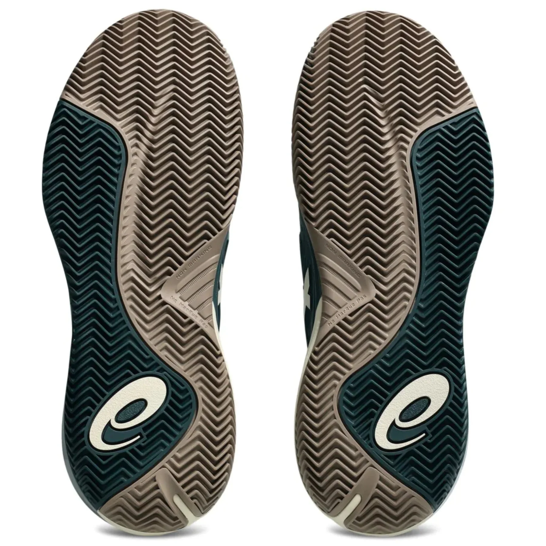 Asics Gel-Resolution X Clay Mens Tennis Shoes - Saxon Green / Birch - Image 7