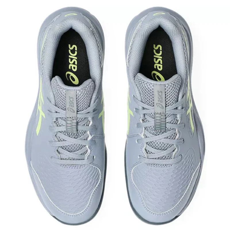Asics GEL-RESOLUTION X GS 2026 Junior Tennis Shoes - Grey Blue/Pistachio - Image 5