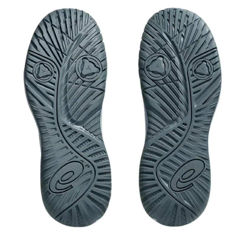 Asics GEL-RESOLUTION X GS 2026 Junior Tennis Shoes - Grey Blue/Pistachio - Image 6