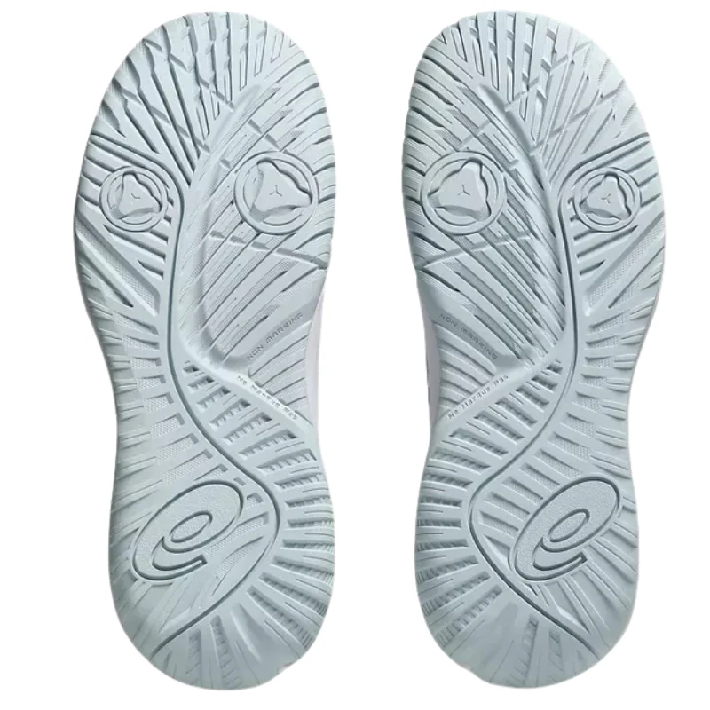 Asics GEL-RESOLUTION X GS 2026 Junior Tennis Shoes - White/Grey Blue - Image 6