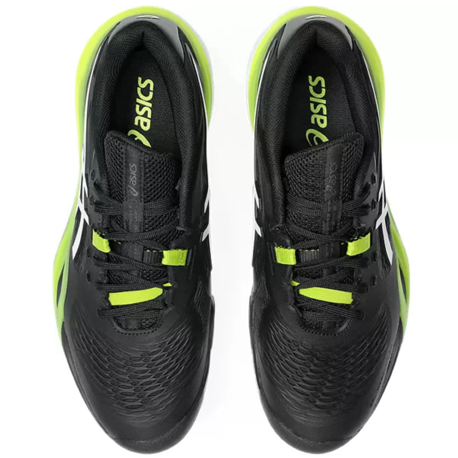 Asics Gel Resolution X Hard Court Mens Tennis Shoes - Black/White - Image 5