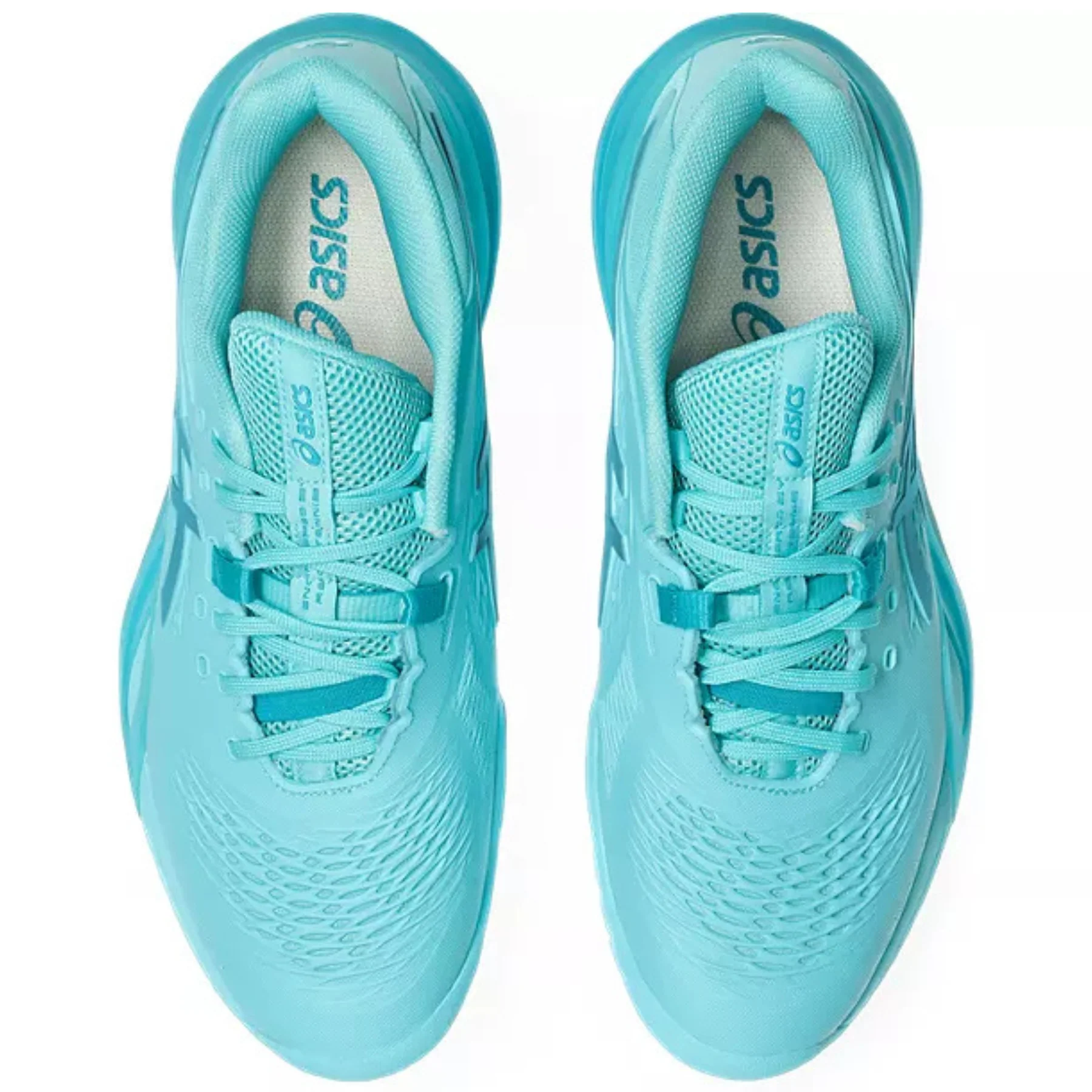 Asics Gel Resolution X Hard Court Mens Tennis Shoes - Ice Mint/Lagoon - Image 3