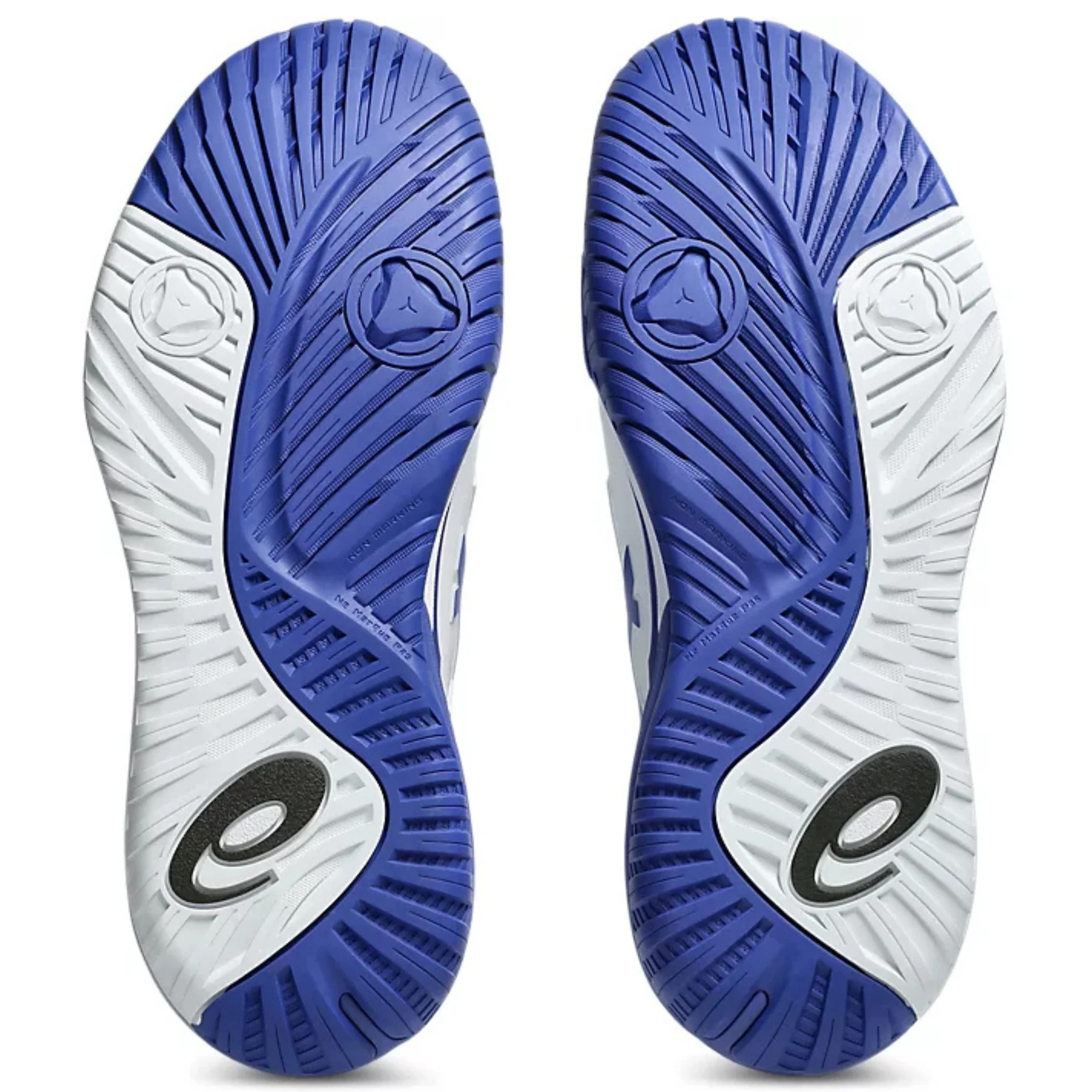 Asics Gel Resolution X Wide 2E Mens Tennis Shoes - White/Dark Cobalt - Image 7