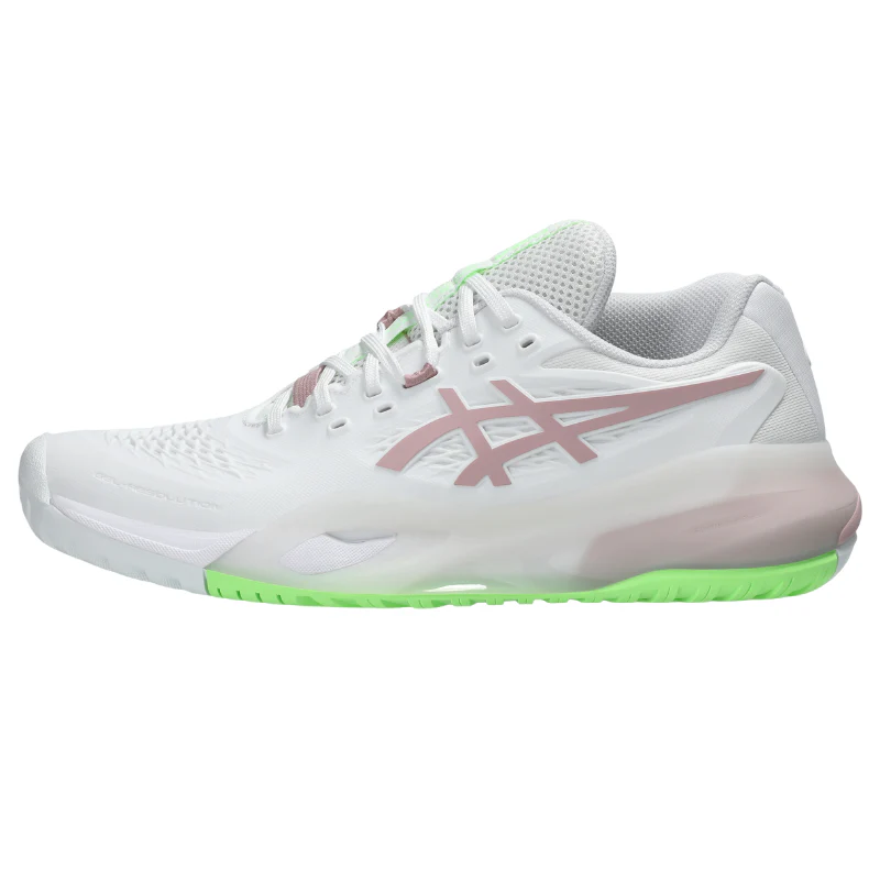 Asics GEL-RESOLUTION X Womens Tennis Shoes - White/Morganite - Image 3