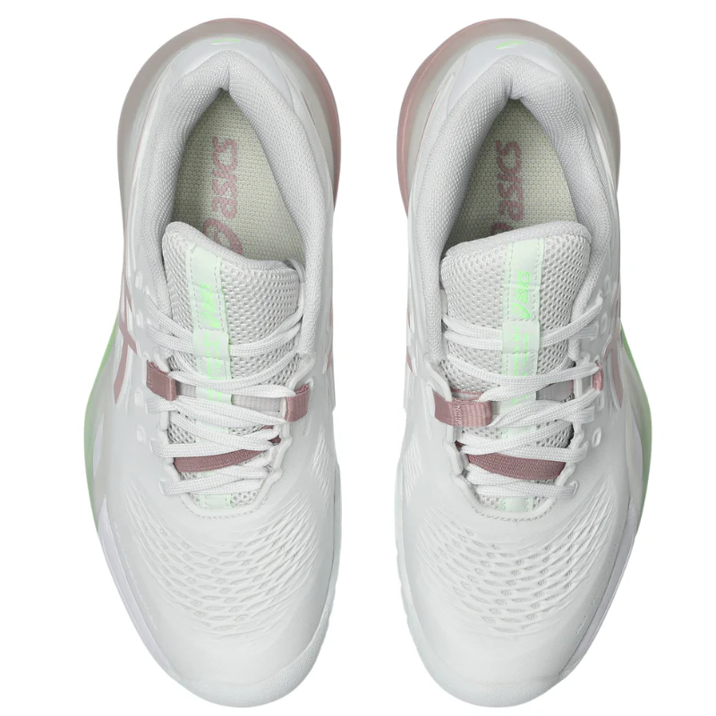 Asics GEL-RESOLUTION X Womens Tennis Shoes - White/Morganite - Image 4