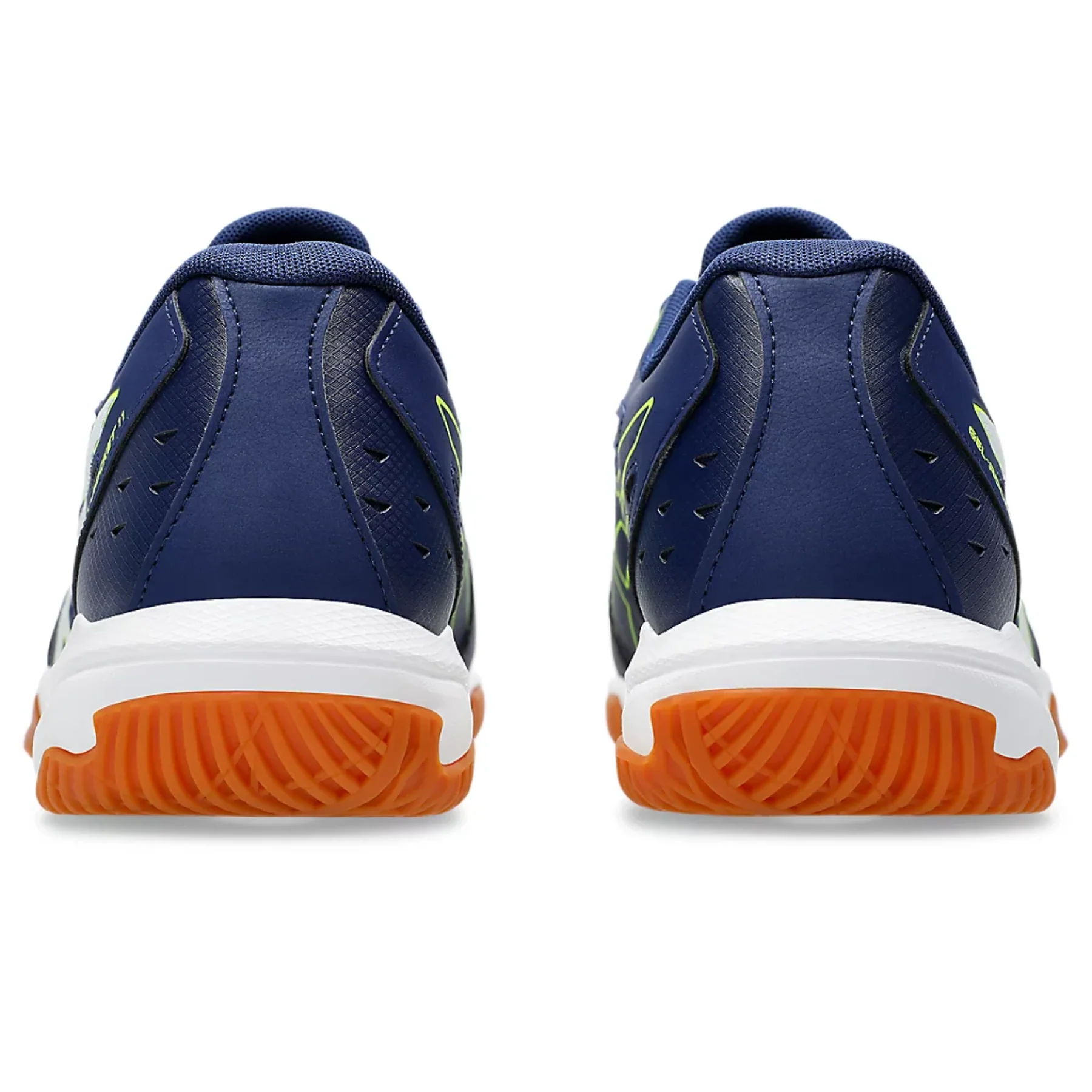 Asics Gel-Rocket 11 Men Multi Court Shoes - Blue Expanse/Safety Yellow - Image 6