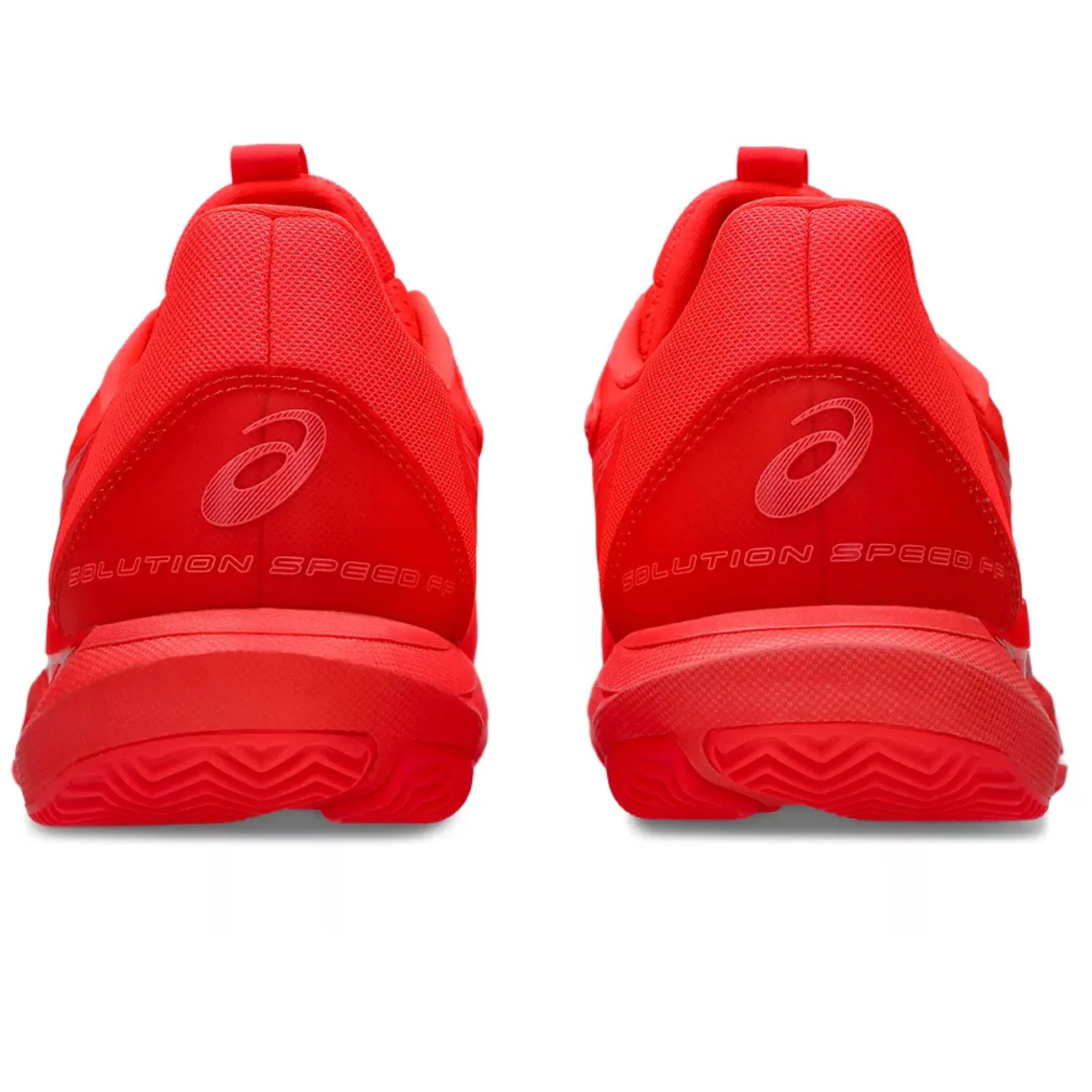 Asics Solution Speed FF 3 Clay Herringbone Mens Tennis Shoes - Flash Red/Blazing Coral - Image 4
