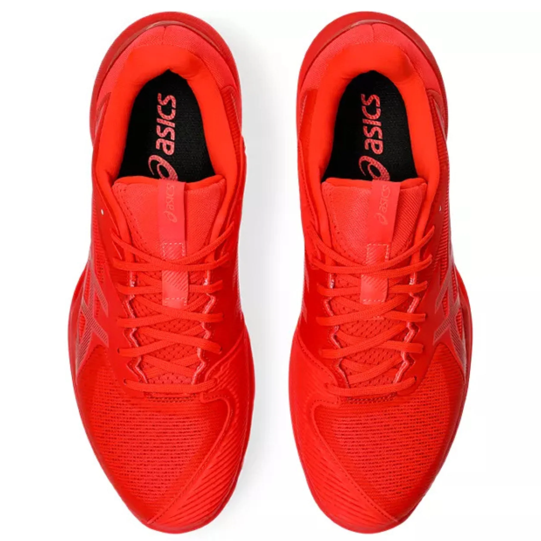 Asics Solution Speed FF 3 Clay Herringbone Mens Tennis Shoes - Flash Red/Blazing Coral - Image 5