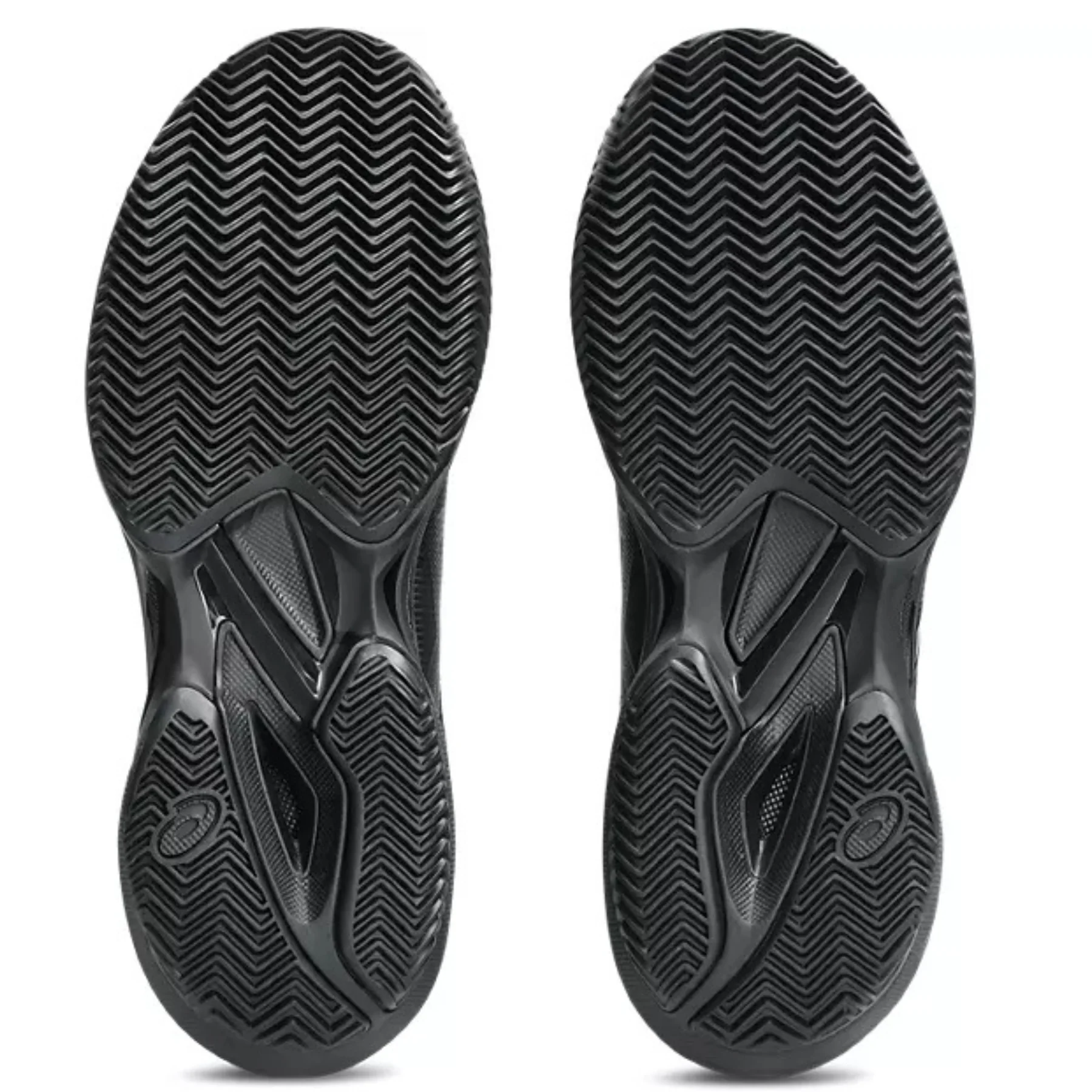 Asics Solution Speed FF 3 Clay Night Energy Herringbone Womens Tennis Shoes - Black/Prism Blue - Image 4