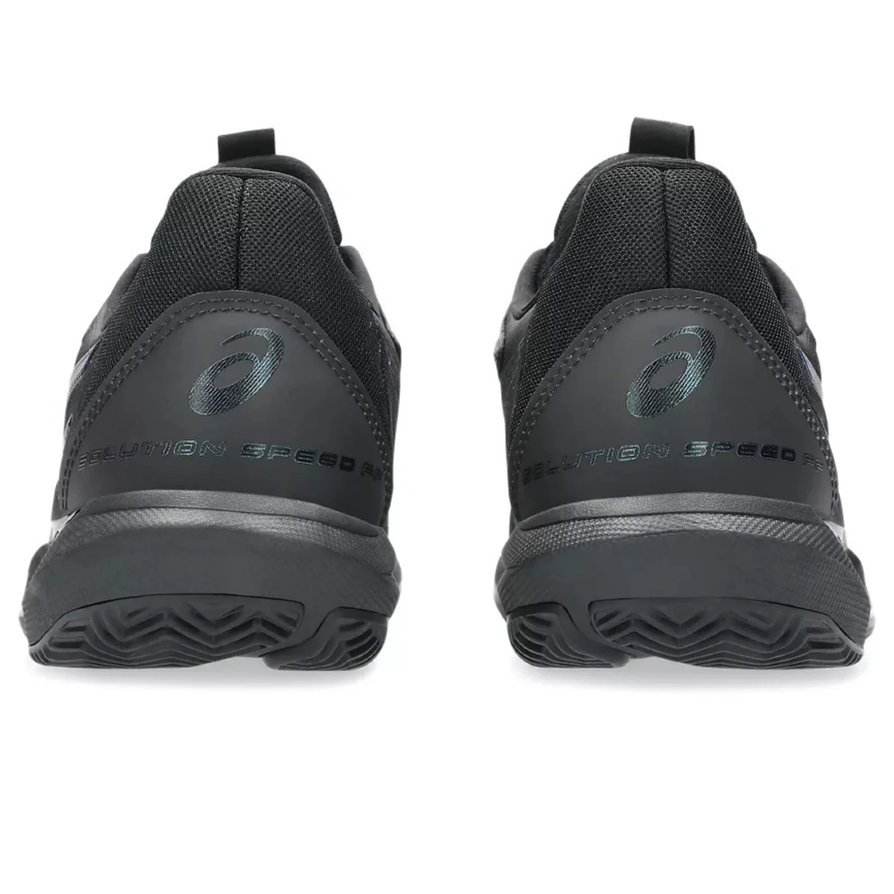 Asics Solution Speed FF 3 Clay Night Energy Herringbone Womens Tennis Shoes - Black/Prism Blue - Image 7