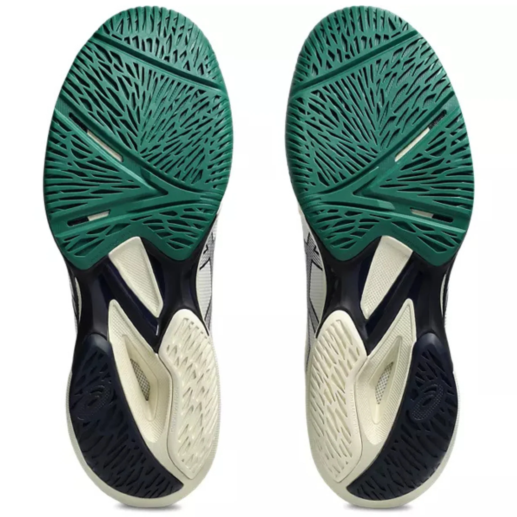 Asics Solution Speed FF 3 Hard Court Mens Tennis Shoes - Cream/Midnight - Image 5