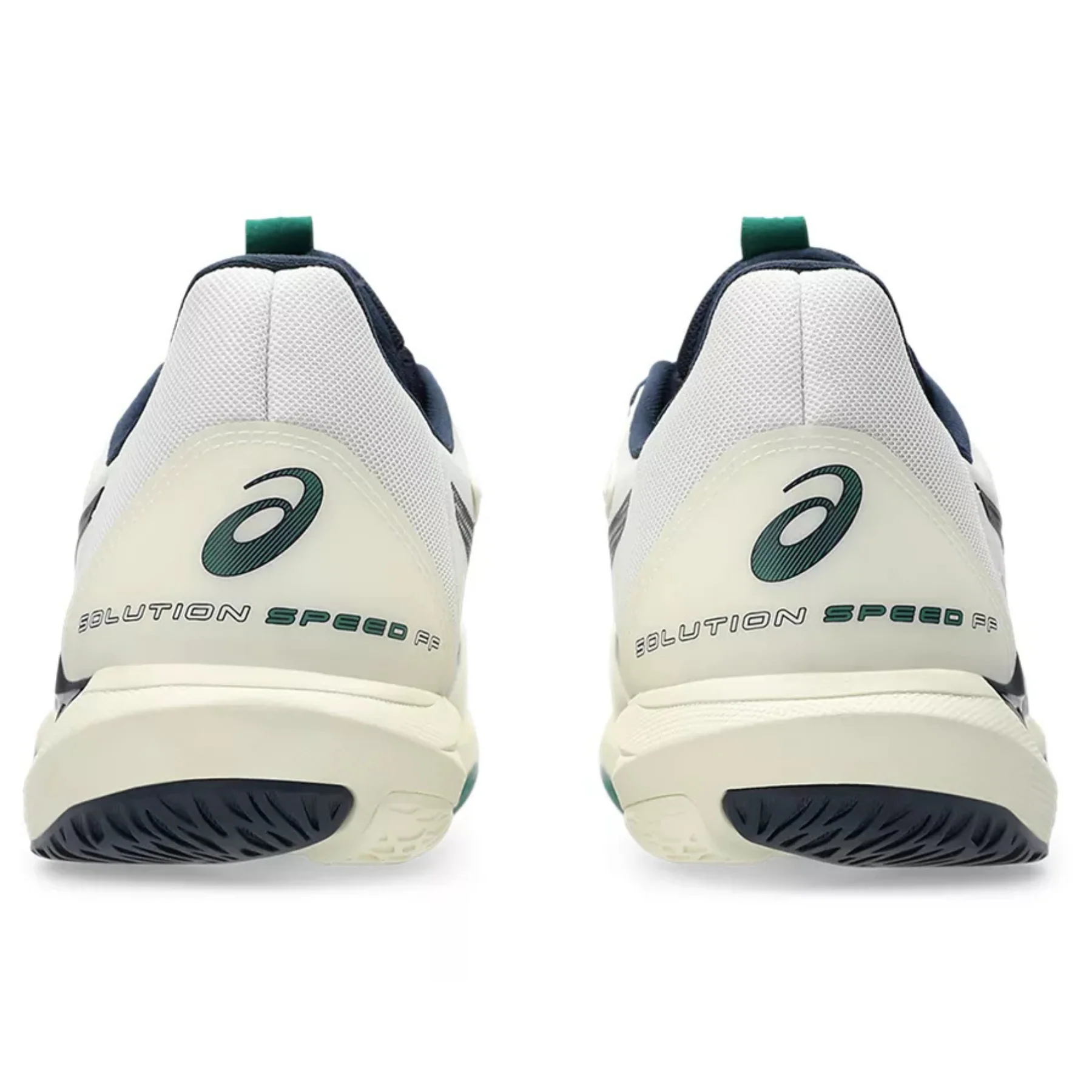 Asics Solution Speed FF 3 Hard Court Mens Tennis Shoes - Cream/Midnight - Image 6