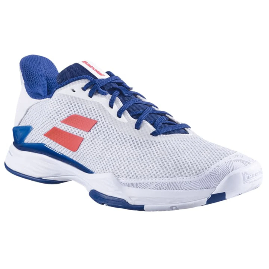 Babolat Jet Tere White/Estate Blue All Court Men Tennis Shoes - Image 4