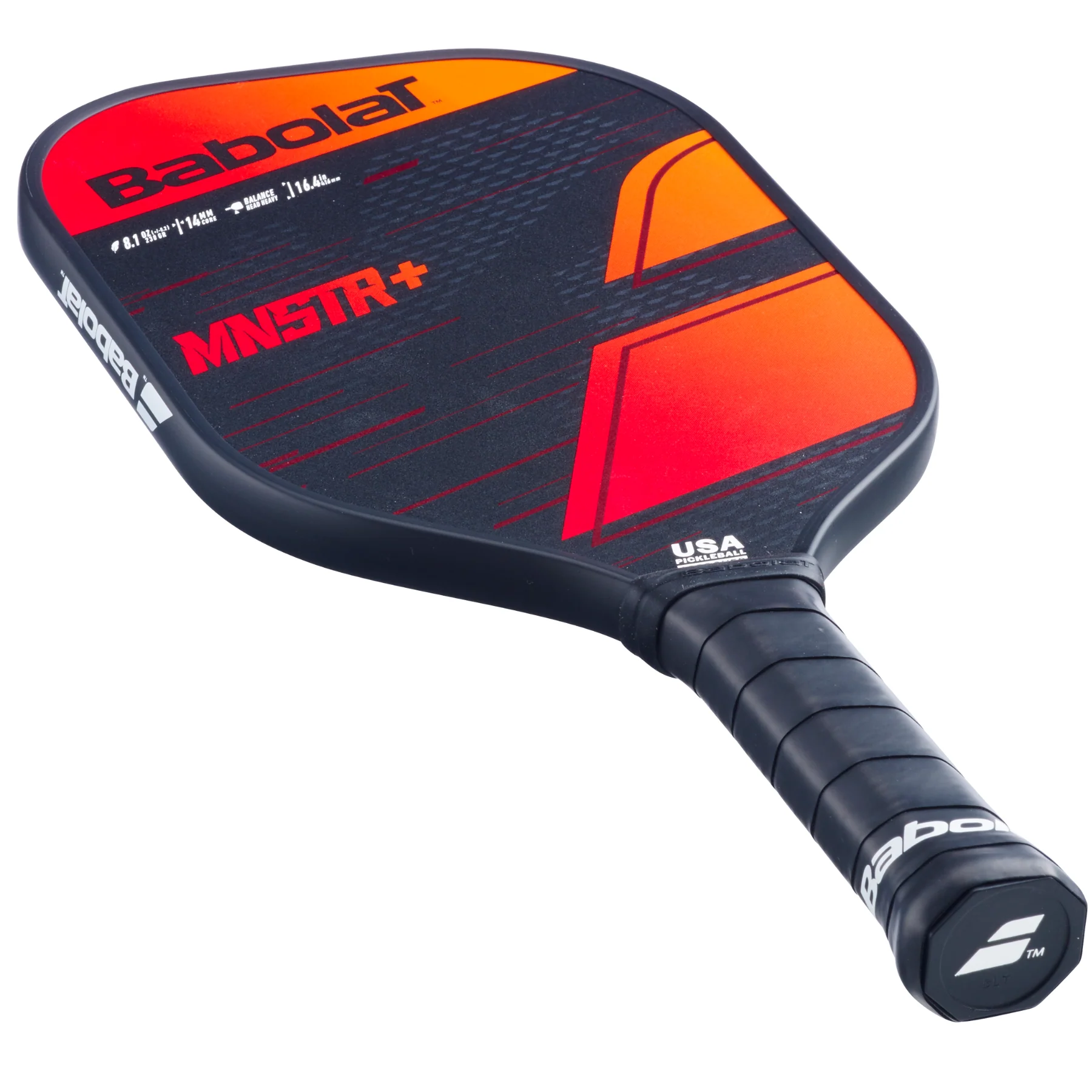 Babolat MNSTR+ Pickleball Paddle - Black/Red - Image 3