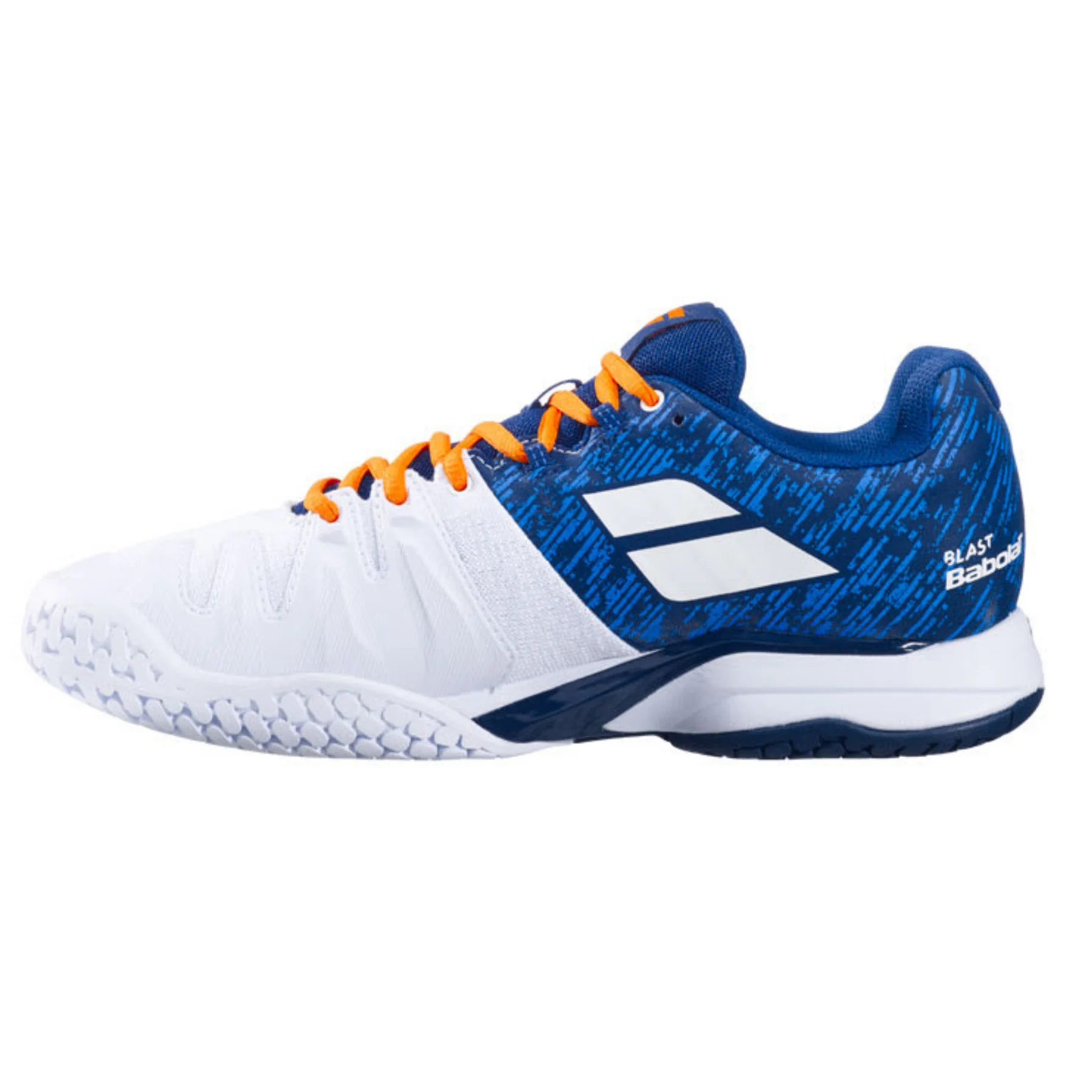 Babolat Propulse Blast All Court Men's Tennis Shoes - White/Dark Blue - Image 3