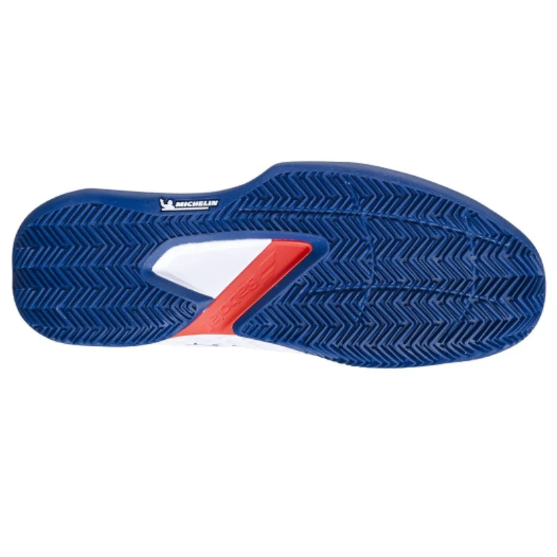 Babolat Propulse Fury 3 Clay Mens Tennis Shoes - White/Estate Blue - Image 3