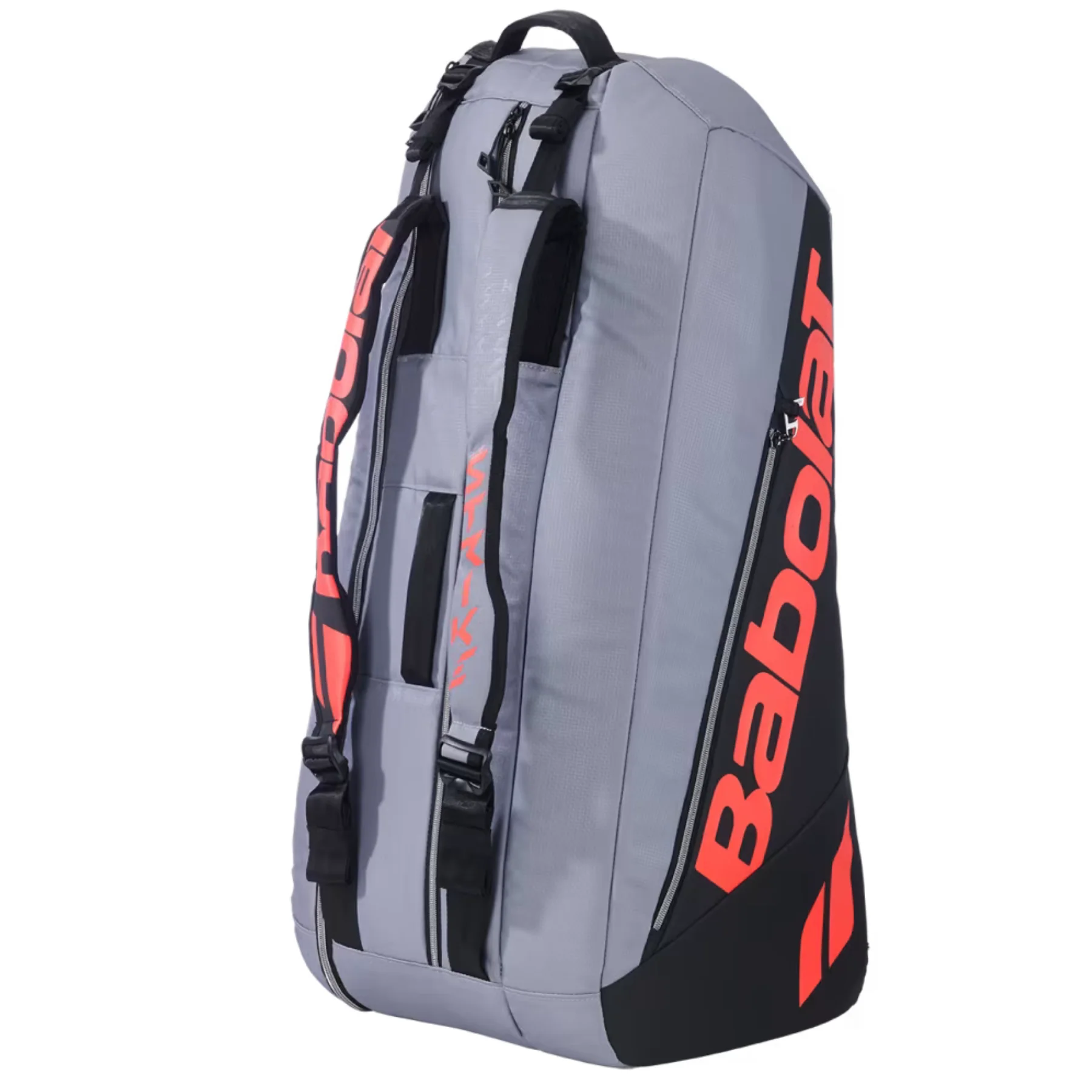 Babolat Pure Strike 6 Pack Tennis Bag Carbon Gray/Neon Red - Image 3