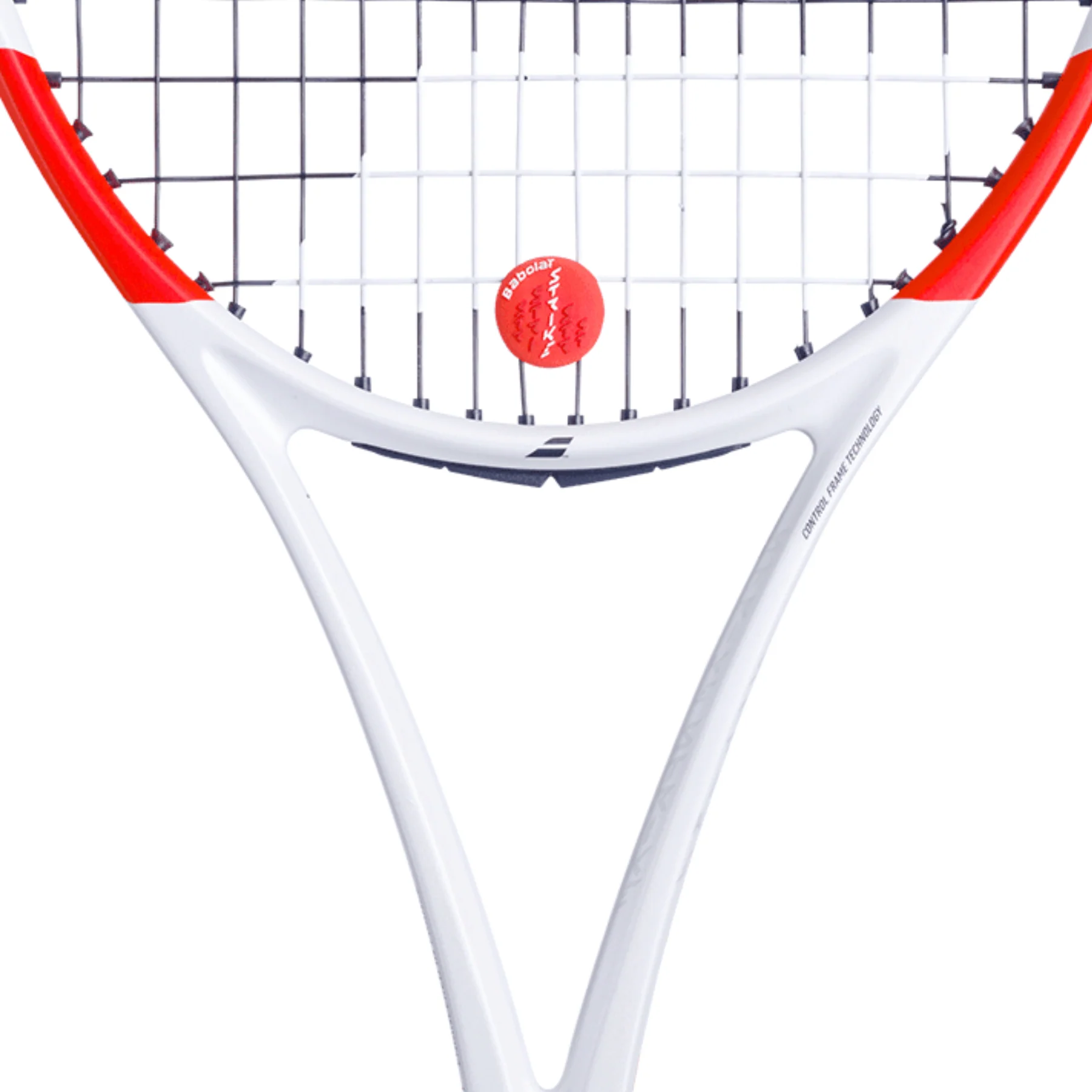 Babolat Strike Damp 2 Pack - Fluro Red/White - Image 4