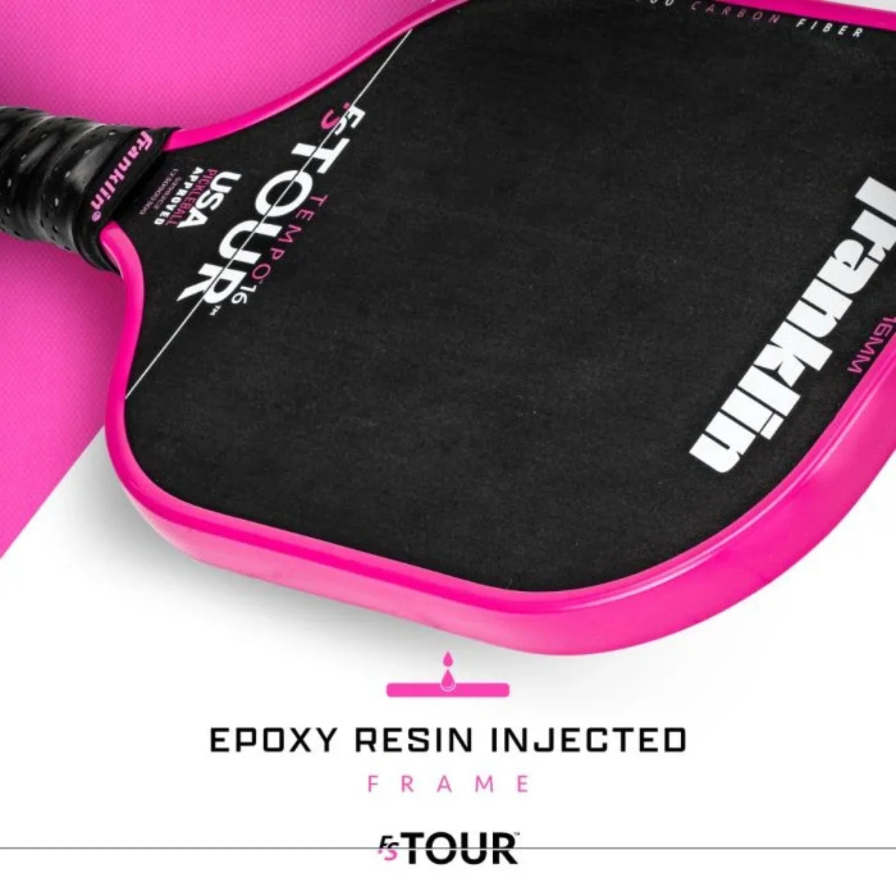 Franklin FS Tour Tempo Pickleball Paddle - Pink - Image 9