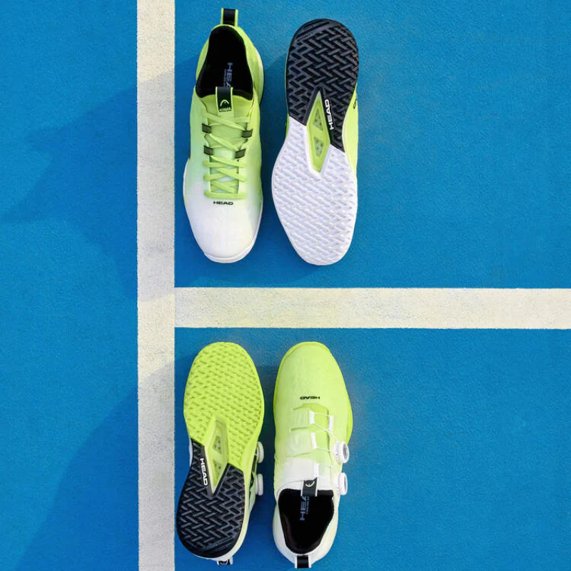 Head Endure Pro BOA Mens Tennis Shoes - White/Yellow - Image 10