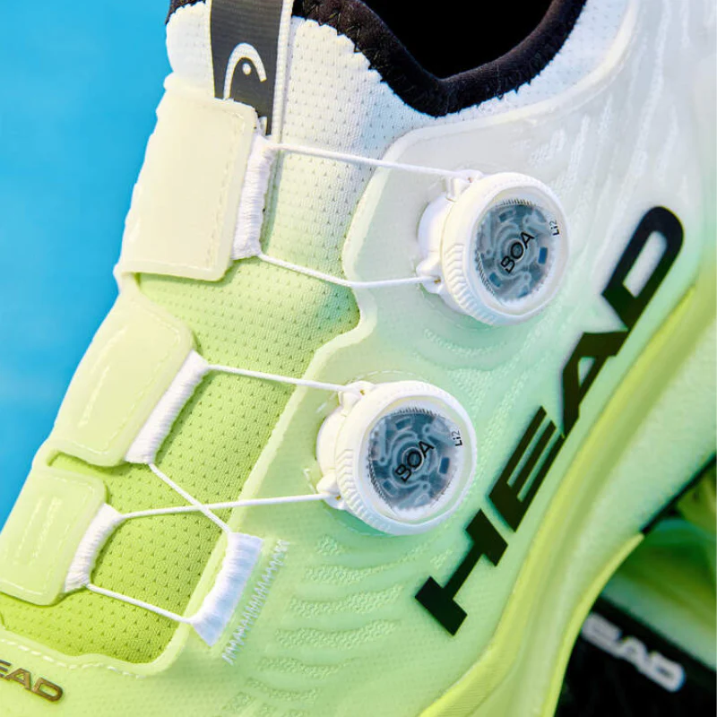 Head Endure Pro BOA Mens Tennis Shoes - White/Yellow - Image 3