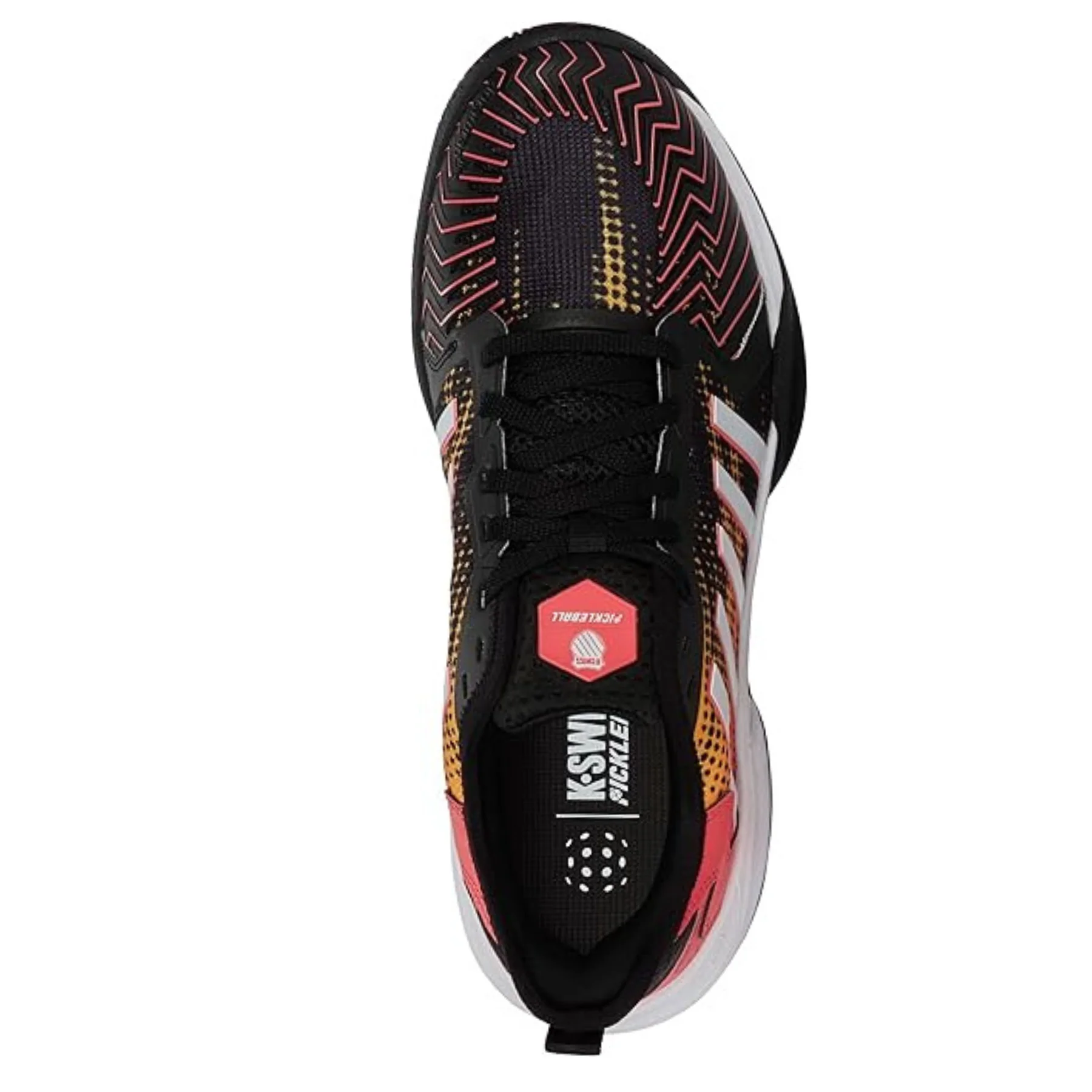 K-Swiss Pickleball Supreme Mens Shoe - Black/Dubarry - Image 5