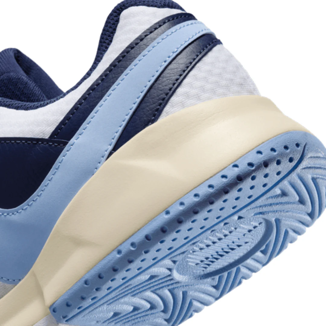 Nike Court Lite 4 Mens Tennis Shoes - White/Psychic Blue Midnight Navy - Image 3