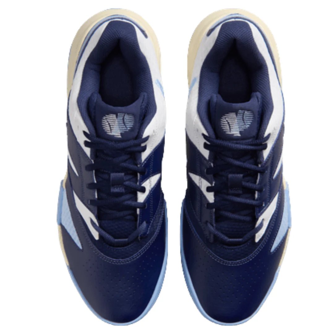 Nike Court Lite 4 Mens Tennis Shoes - White/Psychic Blue Midnight Navy - Image 9