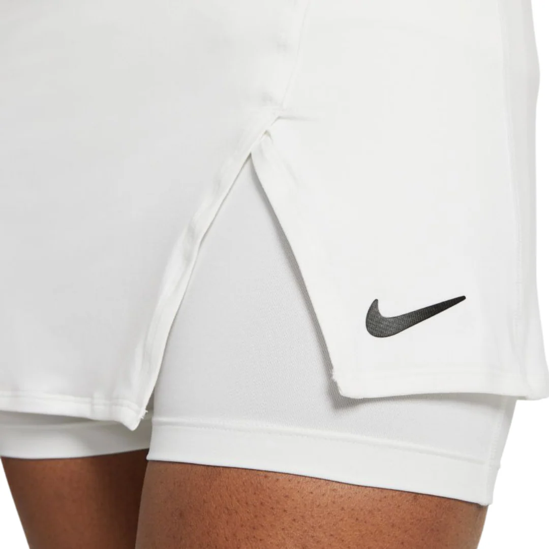 Nike Womens Court Victory Skirt - White/Black - Image 5