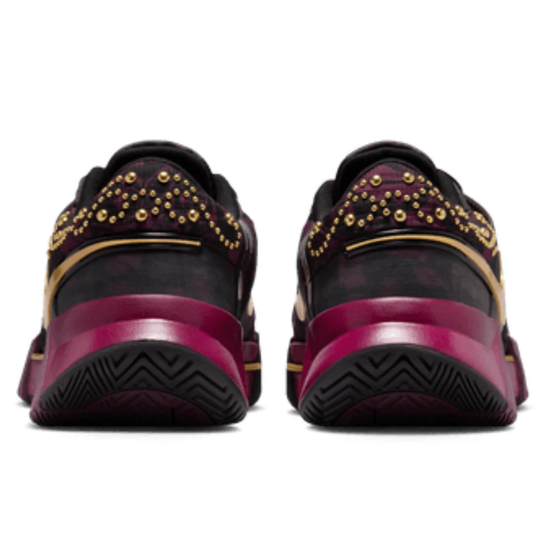 Nike GP Challenge 1 "Naomi Osaka" Womens Hard Court Tennis Shoes - Bordeaux/Metallic Gold-Black - Image 8