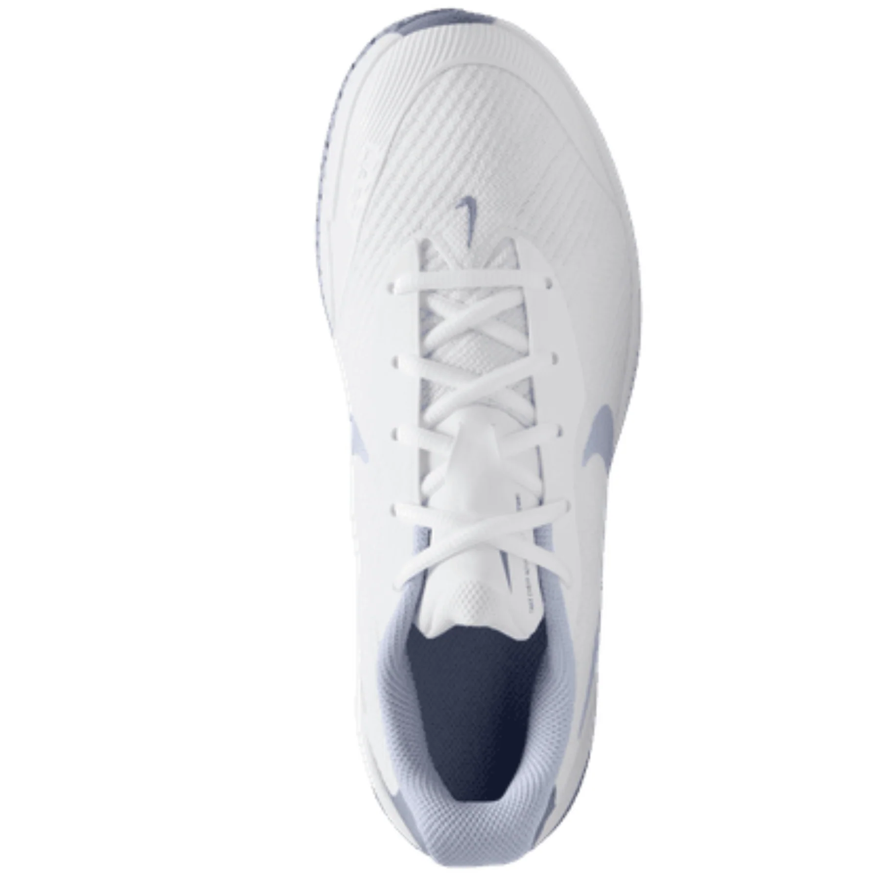 Nike Vapor Lite 3 Womens Hard Court Tennis Shoes - White/Ghost-World Indigo - Image 10
