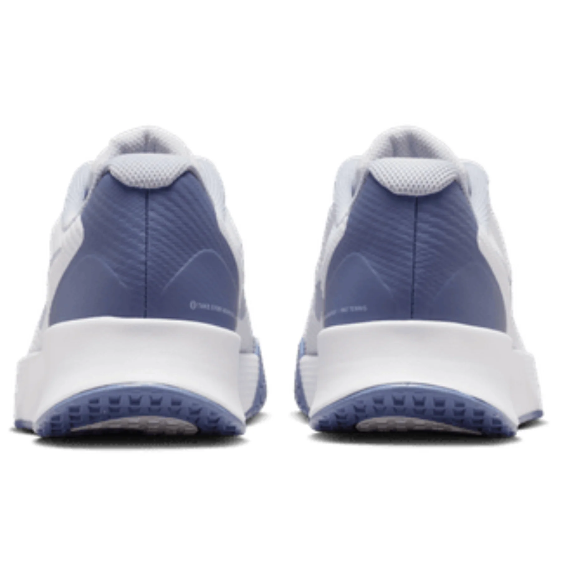 Nike Vapor Lite 3 Womens Hard Court Tennis Shoes - White/Ghost-World Indigo - Image 8