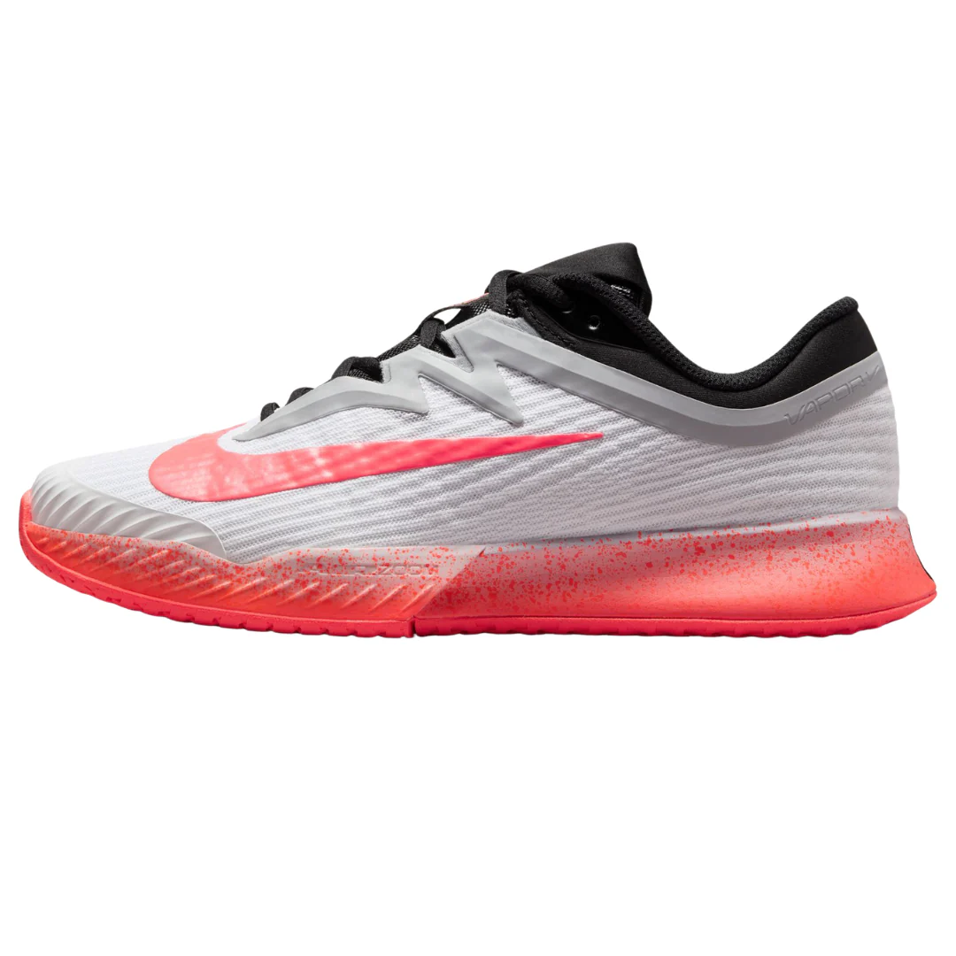 Nike Vapor Pro 3 Hard Court Womens Tennis Shoes - White/Hot Lava-Wolf Grey - Image 5