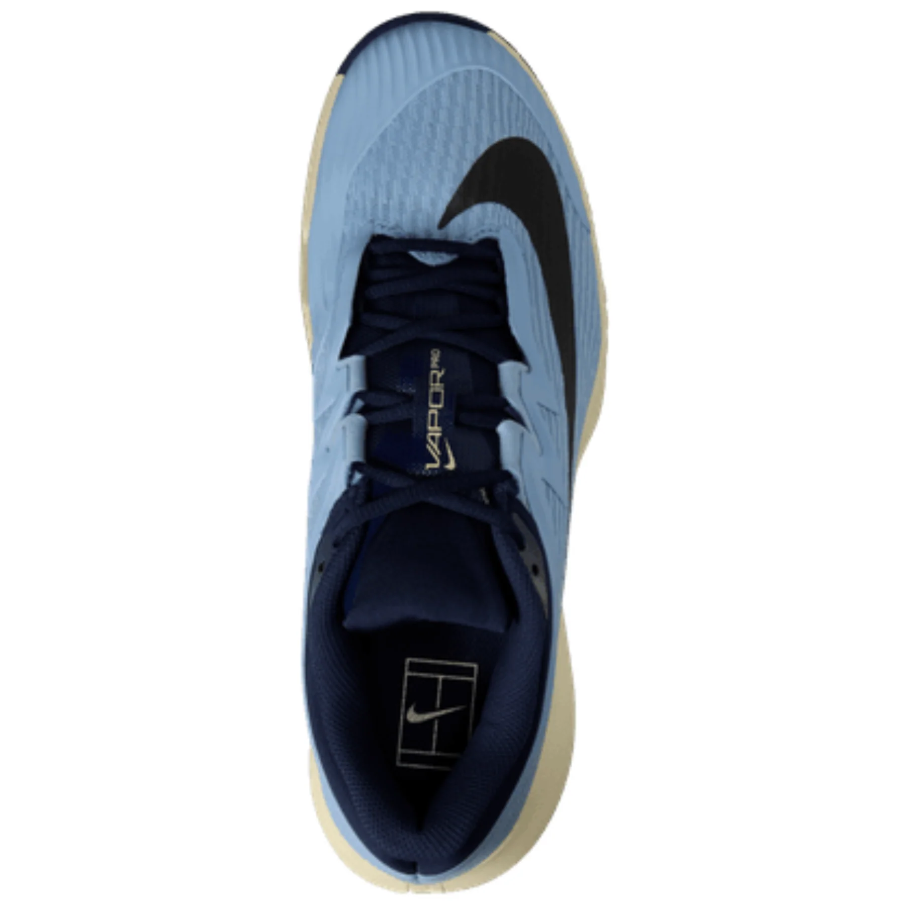 Nike Vapor Pro 3 Mens Hard Court Tennis Shoes - Psychic Blue/Black-Midnight Navy - Image 10