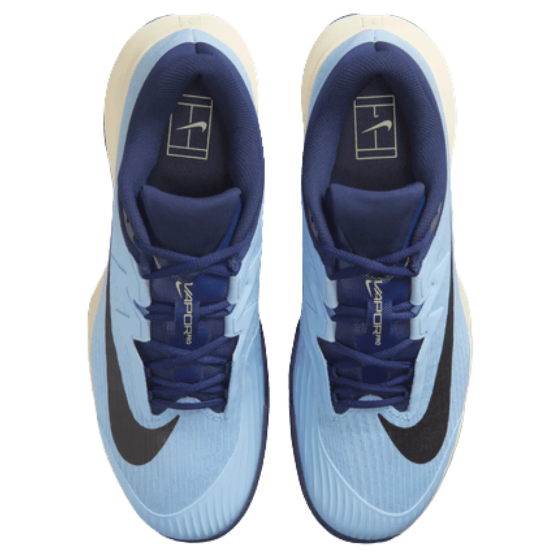 Nike Vapor Pro 3 Mens Hard Court Tennis Shoes - Psychic Blue/Black-Midnight Navy - Image 9